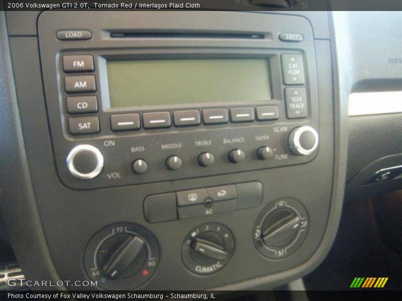 Tornado Red / Interlagos Plaid Cloth 2006 Volkswagen GTI 2.0T
