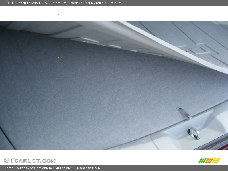Paprika Red Metallic / Platinum 2011 Subaru Forester 2.5 X Premium