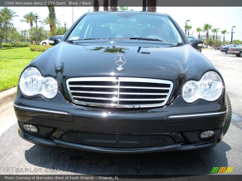 Black / Black 2006 Mercedes-Benz C 230 Sport