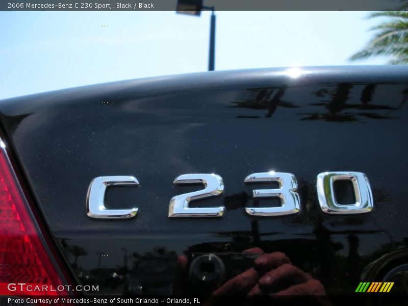 Black / Black 2006 Mercedes-Benz C 230 Sport