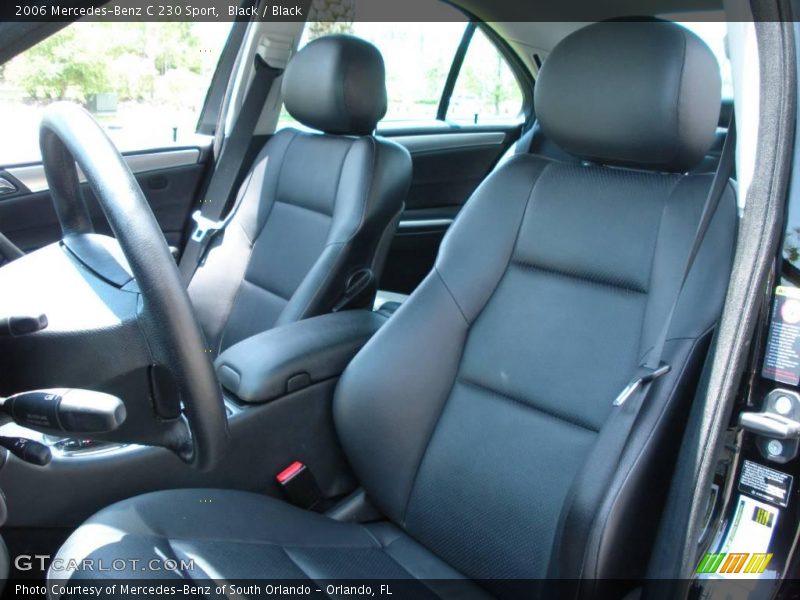 Black / Black 2006 Mercedes-Benz C 230 Sport