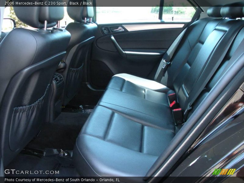 Black / Black 2006 Mercedes-Benz C 230 Sport