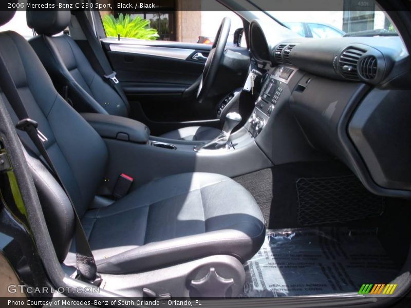 Black / Black 2006 Mercedes-Benz C 230 Sport