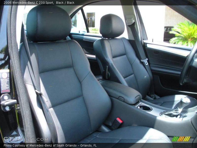 Black / Black 2006 Mercedes-Benz C 230 Sport