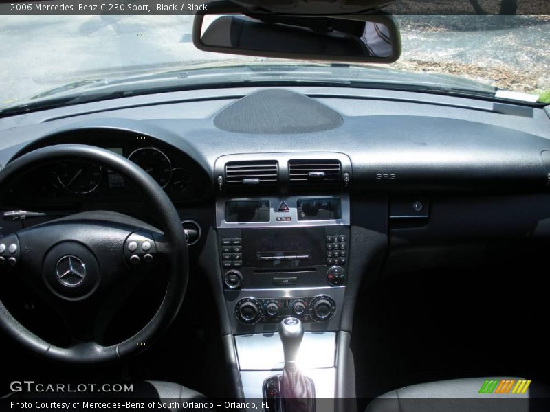 Black / Black 2006 Mercedes-Benz C 230 Sport