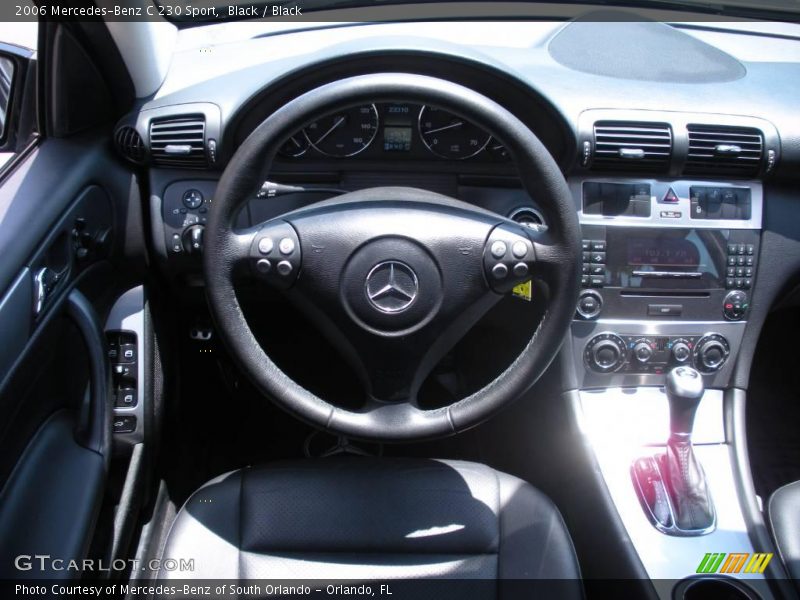 Black / Black 2006 Mercedes-Benz C 230 Sport
