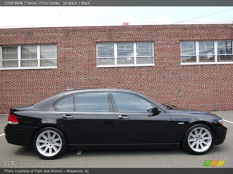 Jet Black / Black 2008 BMW 7 Series 750Li Sedan