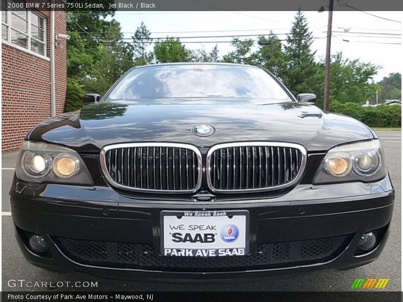 Jet Black / Black 2008 BMW 7 Series 750Li Sedan
