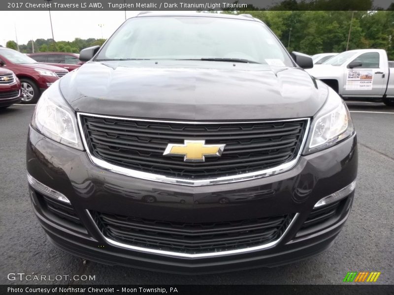 Tungsten Metallic / Dark Titanium/Light Titanium 2017 Chevrolet Traverse LS AWD