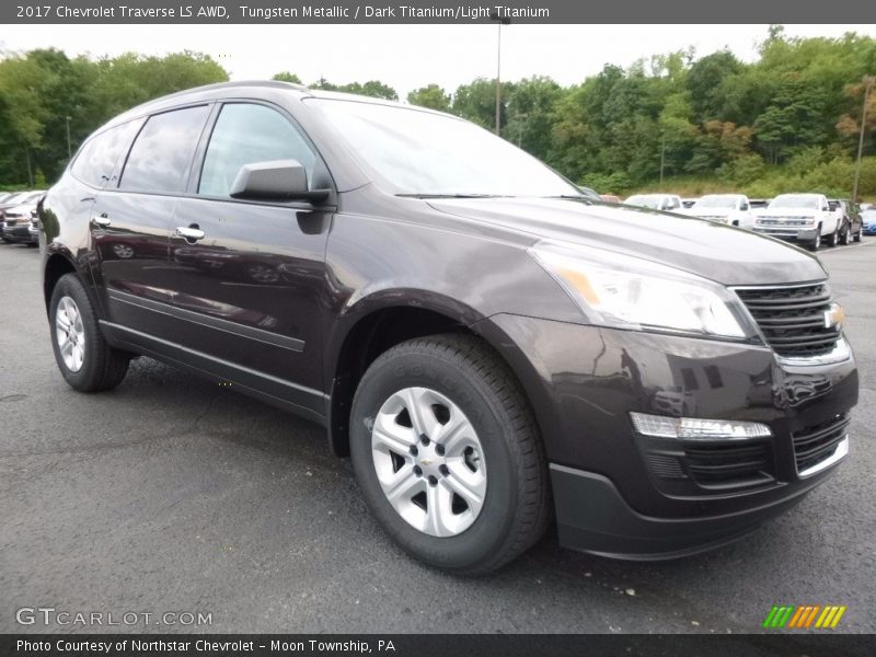Tungsten Metallic / Dark Titanium/Light Titanium 2017 Chevrolet Traverse LS AWD