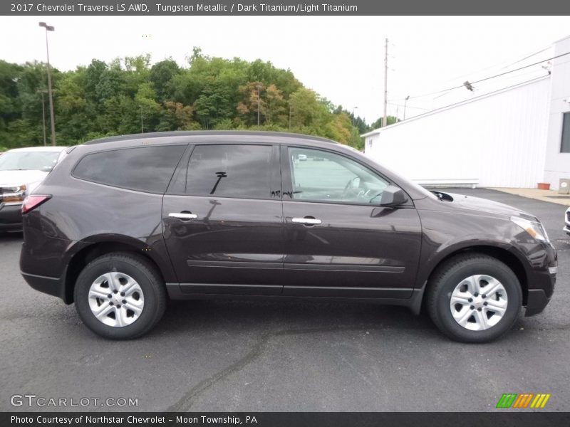 Tungsten Metallic / Dark Titanium/Light Titanium 2017 Chevrolet Traverse LS AWD
