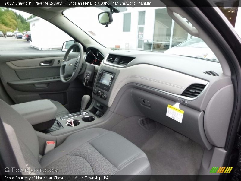 Tungsten Metallic / Dark Titanium/Light Titanium 2017 Chevrolet Traverse LS AWD
