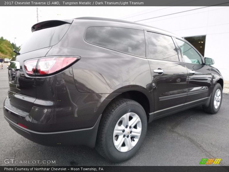 Tungsten Metallic / Dark Titanium/Light Titanium 2017 Chevrolet Traverse LS AWD