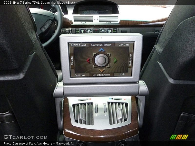 Jet Black / Black 2008 BMW 7 Series 750Li Sedan