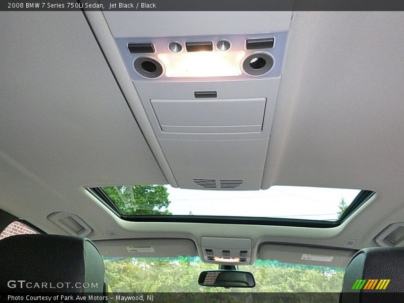 Jet Black / Black 2008 BMW 7 Series 750Li Sedan