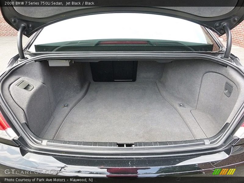Jet Black / Black 2008 BMW 7 Series 750Li Sedan