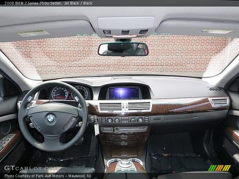 Jet Black / Black 2008 BMW 7 Series 750Li Sedan