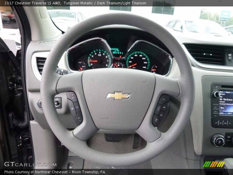 Tungsten Metallic / Dark Titanium/Light Titanium 2017 Chevrolet Traverse LS AWD