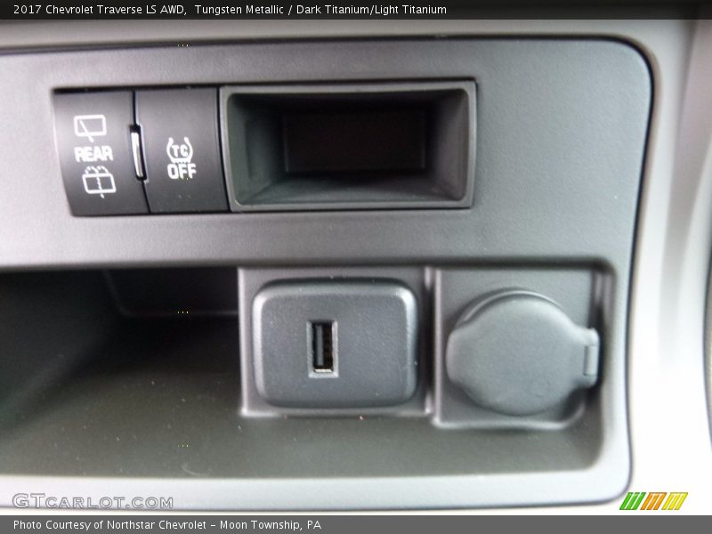 Tungsten Metallic / Dark Titanium/Light Titanium 2017 Chevrolet Traverse LS AWD