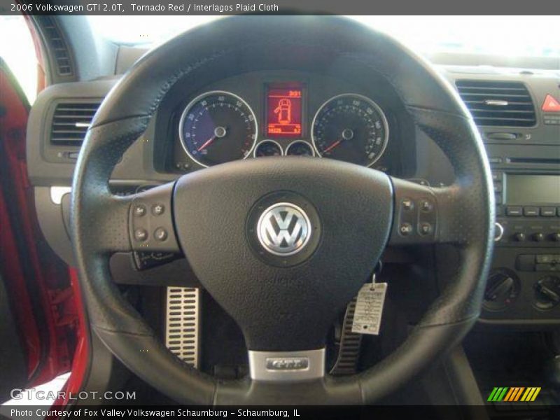 Tornado Red / Interlagos Plaid Cloth 2006 Volkswagen GTI 2.0T