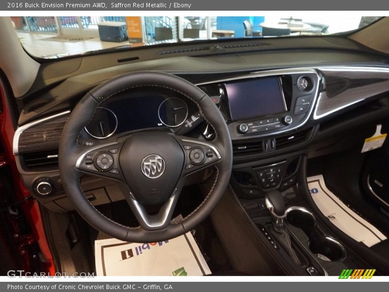 Saffron Red Metallic / Ebony 2016 Buick Envision Premium AWD