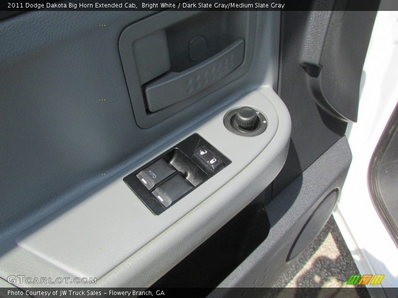 Bright White / Dark Slate Gray/Medium Slate Gray 2011 Dodge Dakota Big Horn Extended Cab