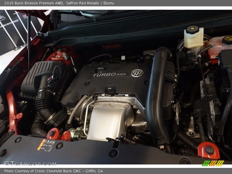 Saffron Red Metallic / Ebony 2016 Buick Envision Premium AWD