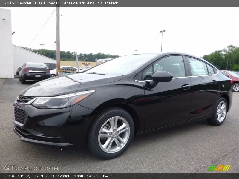Mosaic Black Metallic / Jet Black 2016 Chevrolet Cruze LT Sedan