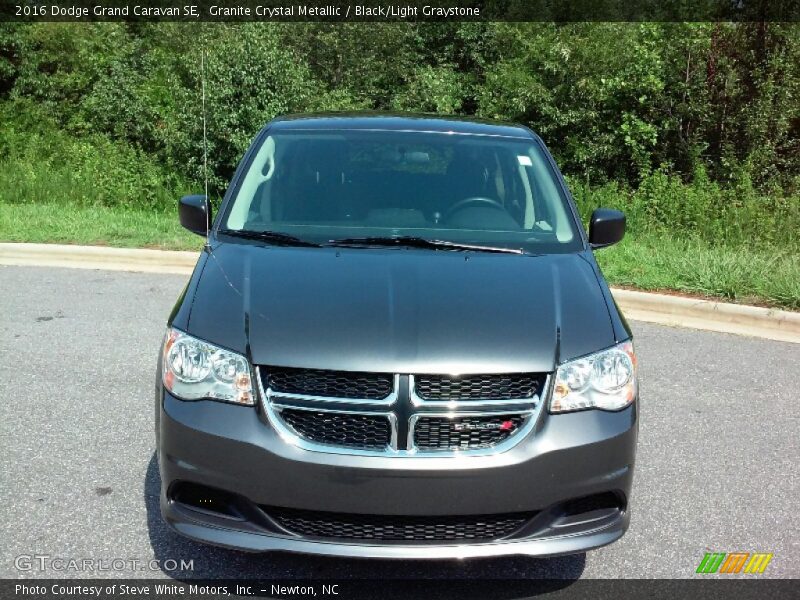 Granite Crystal Metallic / Black/Light Graystone 2016 Dodge Grand Caravan SE