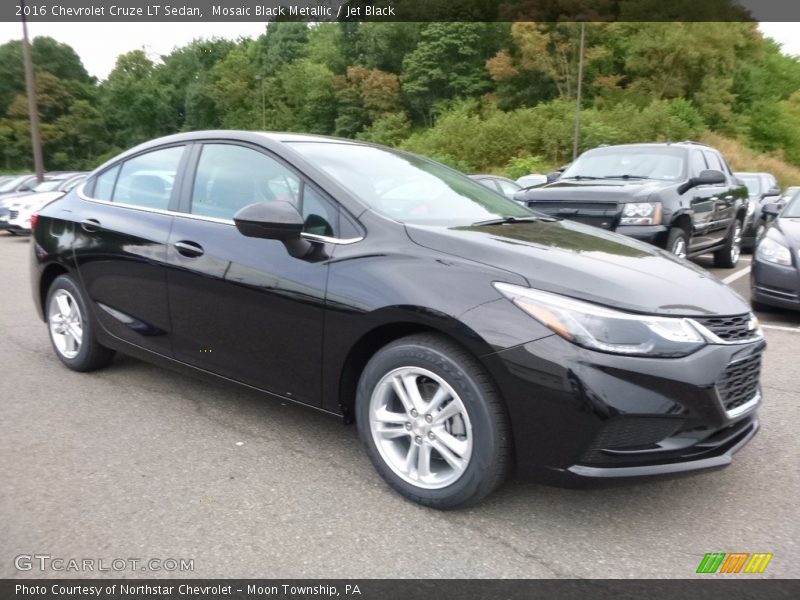 Mosaic Black Metallic / Jet Black 2016 Chevrolet Cruze LT Sedan