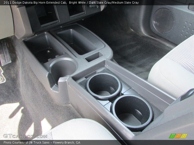Bright White / Dark Slate Gray/Medium Slate Gray 2011 Dodge Dakota Big Horn Extended Cab