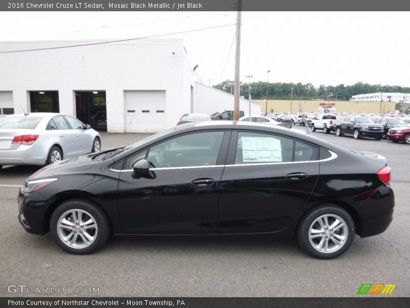 Mosaic Black Metallic / Jet Black 2016 Chevrolet Cruze LT Sedan