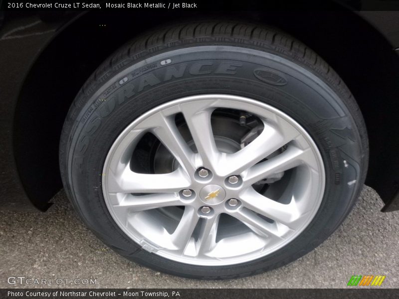 Mosaic Black Metallic / Jet Black 2016 Chevrolet Cruze LT Sedan