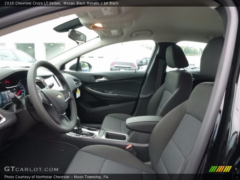 Mosaic Black Metallic / Jet Black 2016 Chevrolet Cruze LT Sedan