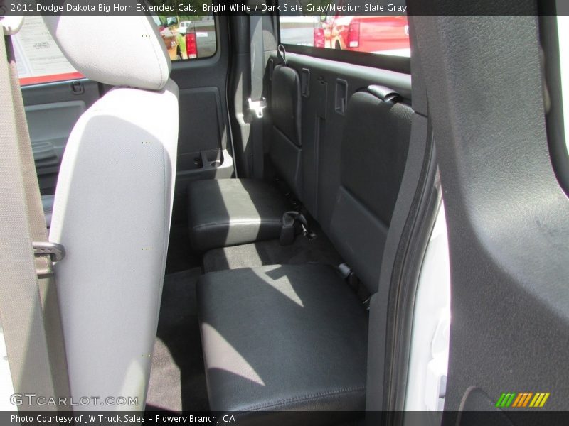 Bright White / Dark Slate Gray/Medium Slate Gray 2011 Dodge Dakota Big Horn Extended Cab