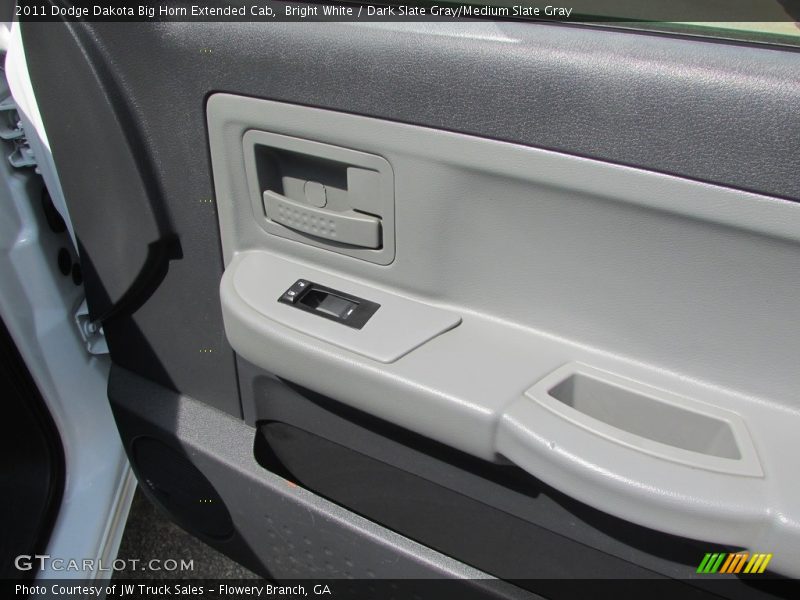 Bright White / Dark Slate Gray/Medium Slate Gray 2011 Dodge Dakota Big Horn Extended Cab