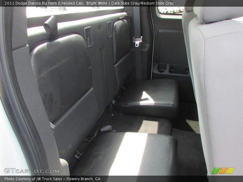 Bright White / Dark Slate Gray/Medium Slate Gray 2011 Dodge Dakota Big Horn Extended Cab