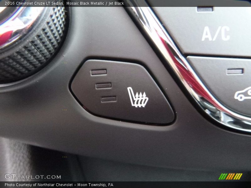 Mosaic Black Metallic / Jet Black 2016 Chevrolet Cruze LT Sedan