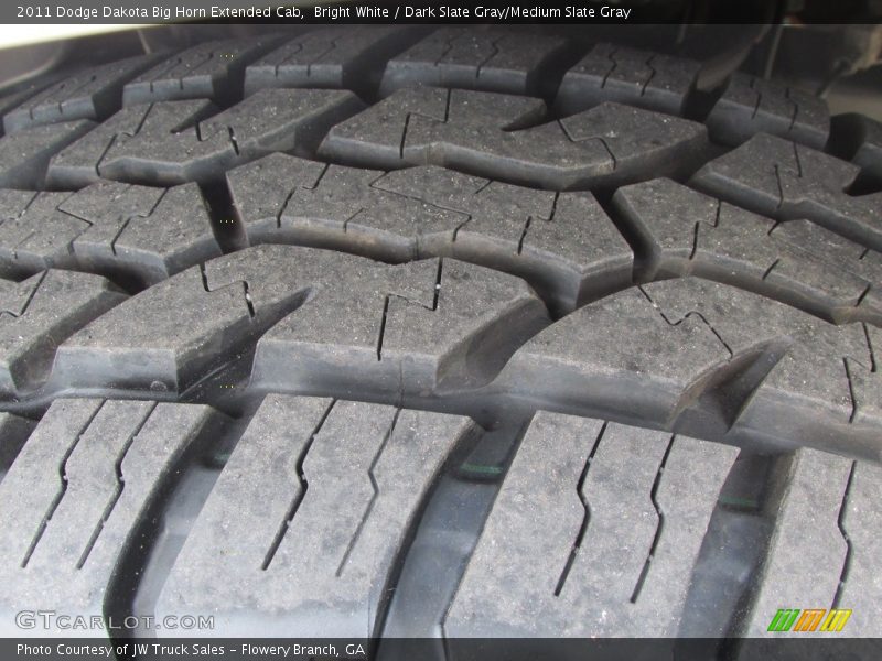 Bright White / Dark Slate Gray/Medium Slate Gray 2011 Dodge Dakota Big Horn Extended Cab