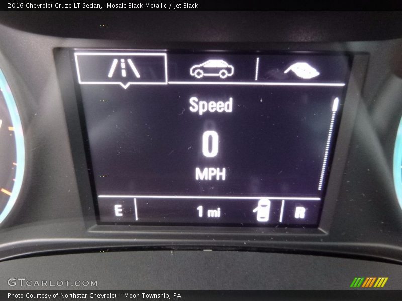 Mosaic Black Metallic / Jet Black 2016 Chevrolet Cruze LT Sedan