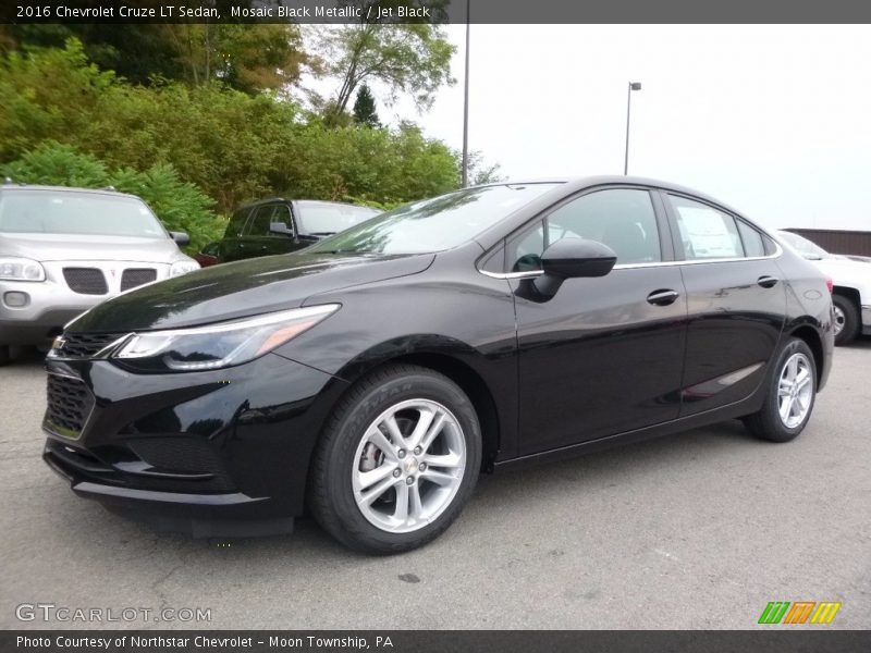 Mosaic Black Metallic / Jet Black 2016 Chevrolet Cruze LT Sedan