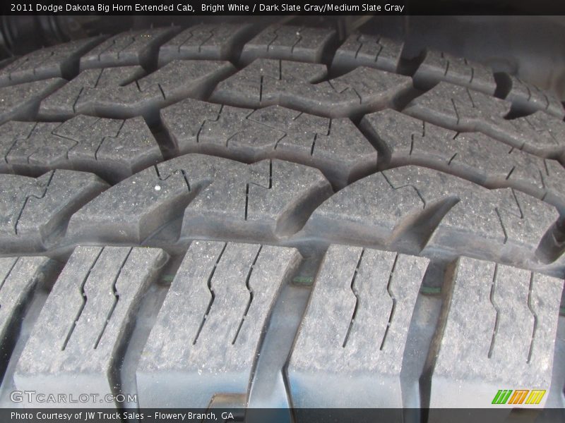 Bright White / Dark Slate Gray/Medium Slate Gray 2011 Dodge Dakota Big Horn Extended Cab
