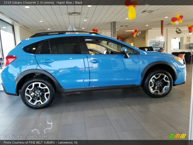 Hyper Blue / Black 2016 Subaru Crosstrek 2.0i Limited