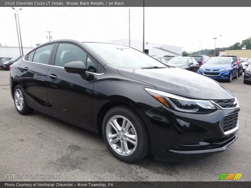 Mosaic Black Metallic / Jet Black 2016 Chevrolet Cruze LT Sedan