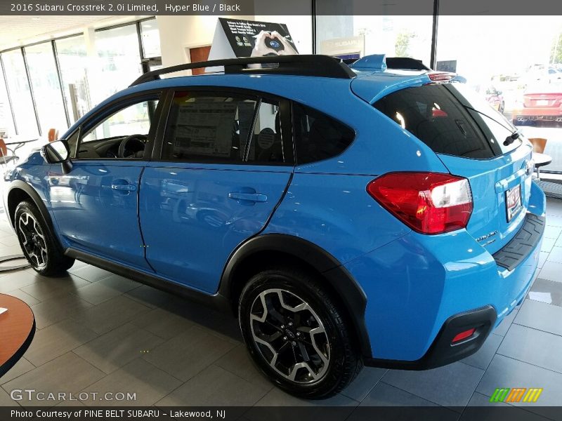 Hyper Blue / Black 2016 Subaru Crosstrek 2.0i Limited