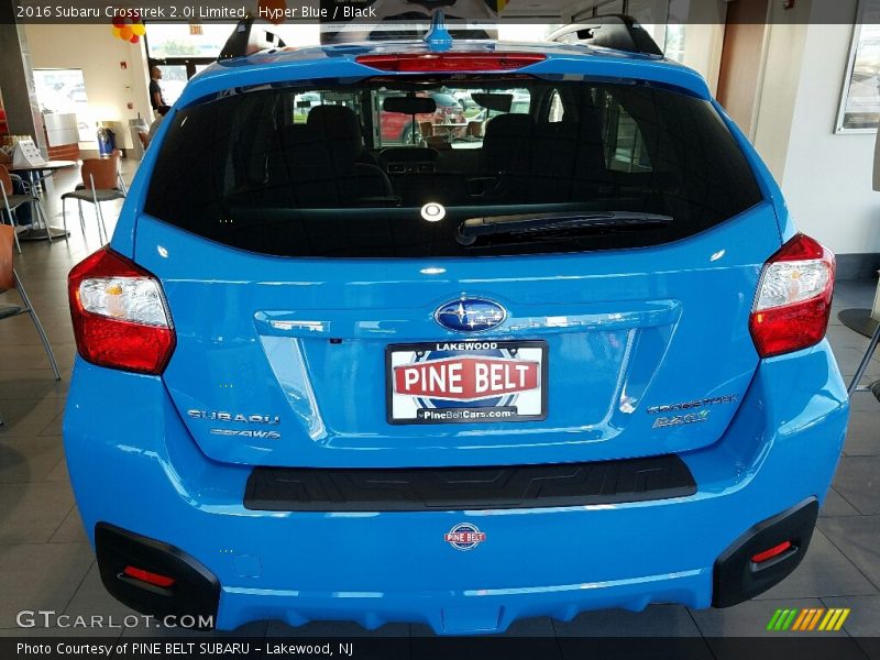 Hyper Blue / Black 2016 Subaru Crosstrek 2.0i Limited