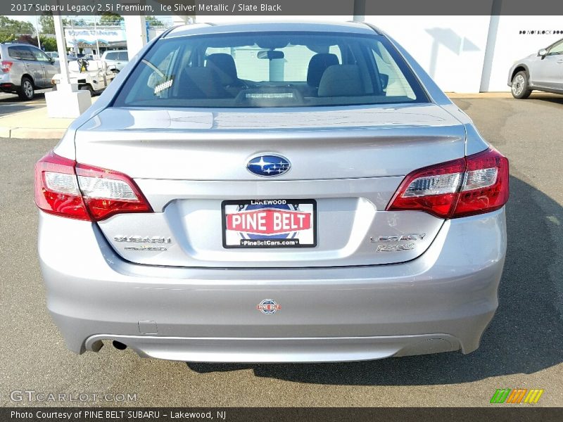 Ice Silver Metallic / Slate Black 2017 Subaru Legacy 2.5i Premium