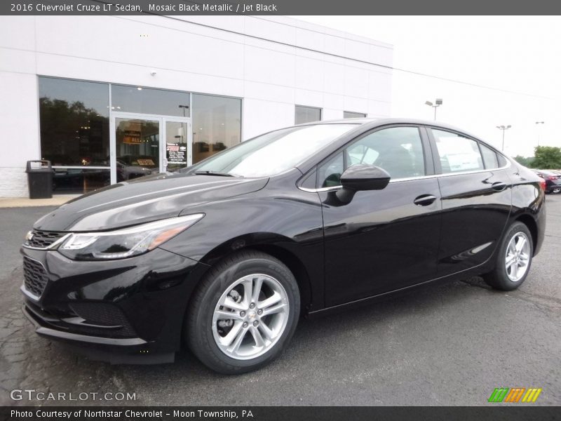 Mosaic Black Metallic / Jet Black 2016 Chevrolet Cruze LT Sedan