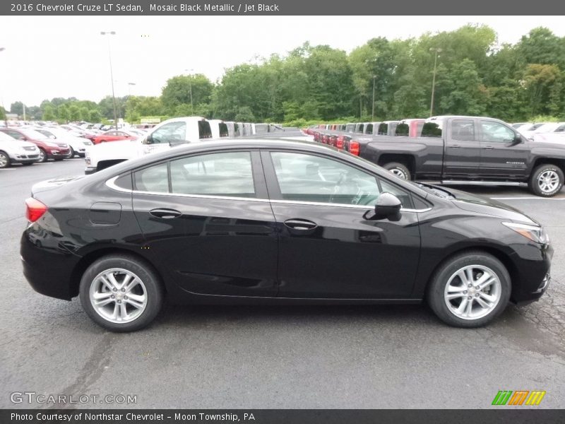 Mosaic Black Metallic / Jet Black 2016 Chevrolet Cruze LT Sedan