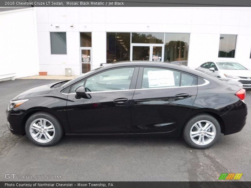 Mosaic Black Metallic / Jet Black 2016 Chevrolet Cruze LT Sedan